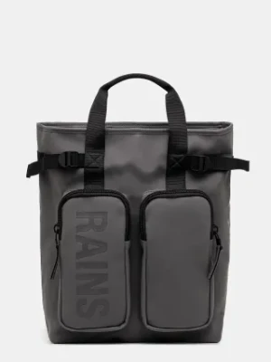 Rains plecak Texel Tote Backpack W3 kolor szary duży gładki 14240.13