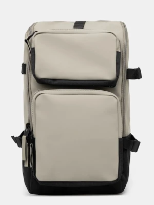 Rains plecak Trail Cargo Backpack W3 kolor zielony duży gładki 14330