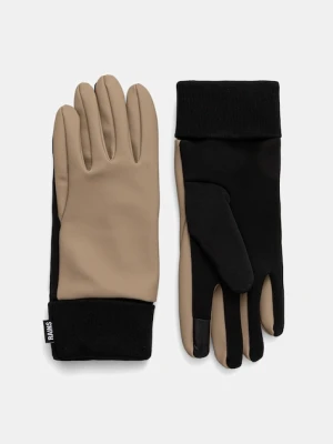 Rains rękawiczki 16720 Gloves kolor beżowy 16720