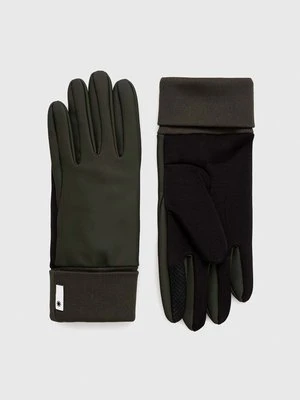 Rains rękawiczki 16720 Gloves kolor zielony