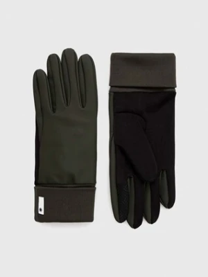 Rains rękawiczki 16720 Gloves kolor zielony
