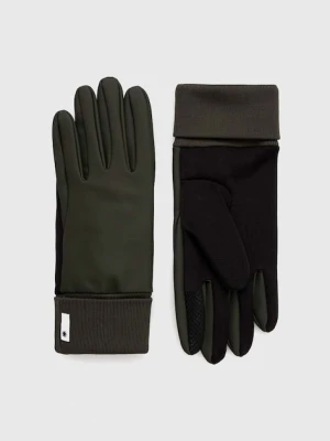 Rains rękawiczki 16720 Gloves kolor zielony