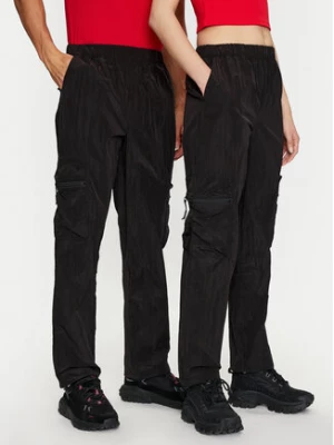 Rains Spodnie materiałowe Kano Pants Regular 19200 Czarny Regular Fit