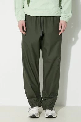 Rains spodnie przeciwdeszczowe 18560-GREEN Rain Pants Regular kolor zielony proste medium waist