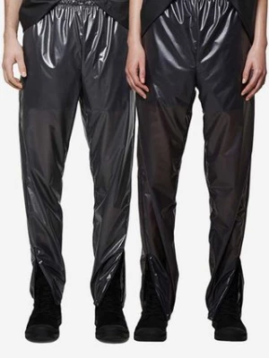 Rains spodnie przeciwdeszczowe Ultralight Pants Slim 18780 kolor czarny proste medium waist 18780.BLACK