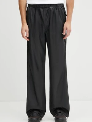 Rains x Umbro spodnie kolor czarny szerokie high waist 20810.01