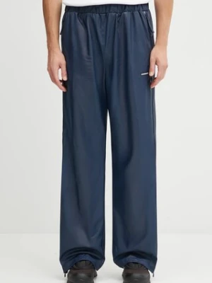 Rains x Umbro spodnie kolor niebieski szerokie high waist 20810.142