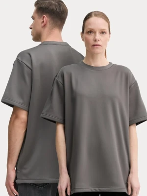 Rains t-shirt Sintra Fleece Tee kolor szary gładki 21800.13