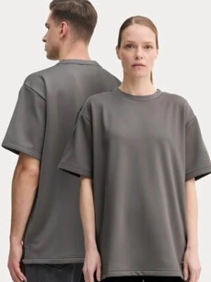 Rains t-shirt Sintra Fleece Tee kolor szary gładki 21800.13