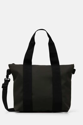 Rains torba Tote Bag Micro W3 kolor zielony 14180-03