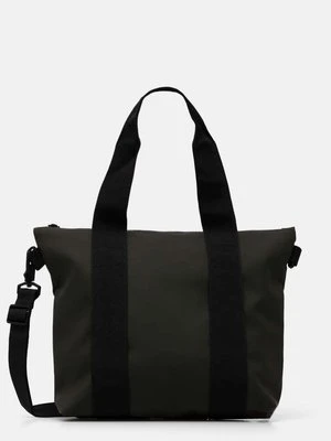 Rains torba Tote Bag Micro W3 kolor zielony 14180-03