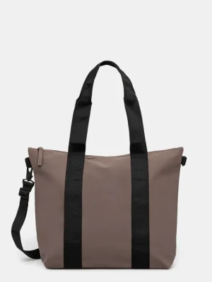 Rains torba Tote Bag Mini W3 kolor brązowy 14160.110