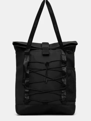 Rains torba Trail Rolltop Tote Bag W3 kolor czarny 13390