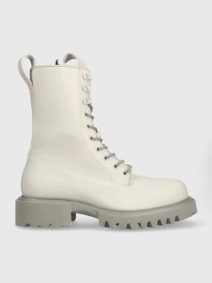 Rains trapery Palladium x Rains Show Combat Boot 22600 kolor szary