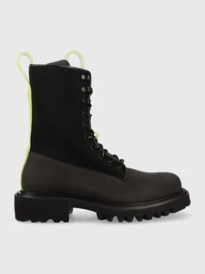 Rains trapery  Palladium x Rains Show Combat Boot Neopren 22610 kolor czarny