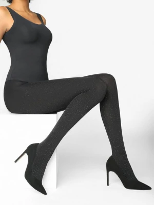 Zdjęcie produktu Rajstopy damskie z brokatem Shine E57 Black Marilyn