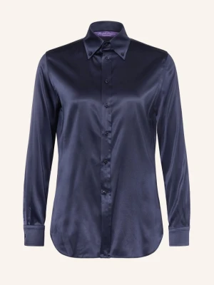 Ralph Lauren Collection Bluzka Cameron Z Jedwabiu blau GRANATOWY