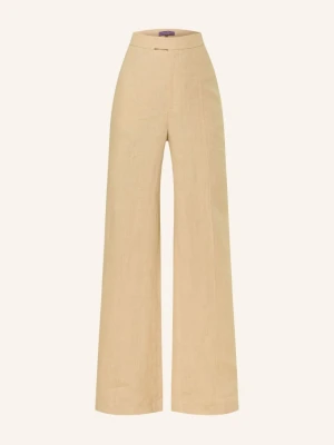 Ralph Lauren Collection Spodnie Z Lnu Dean beige