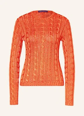 Ralph Lauren Collection Sweter Z Jedwabiu orange