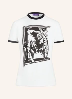 Ralph Lauren Collection T-Shirt Z Obszyciem Ozdobnymi Kamykami schwarz