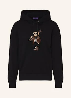 Ralph Lauren Purple Label Bluza Z Kapturem schwarz
