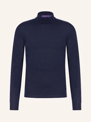 Ralph Lauren Purple Label Golf Z Kaszmiru blau