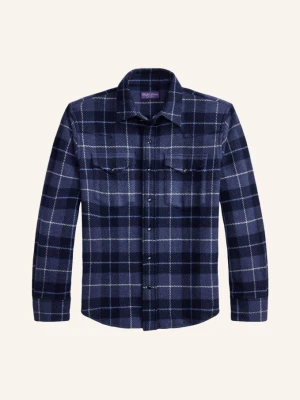 Ralph Lauren Purple Label Koszula Wierzchnia Z Kaszmiru blau