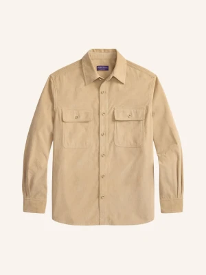 Ralph Lauren Purple Label Koszula Z Sztruksu O Kroju Comfort Fit beige