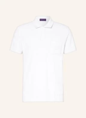 Ralph Lauren Purple Label Koszulka Polo Z Materiału Frotte weiss