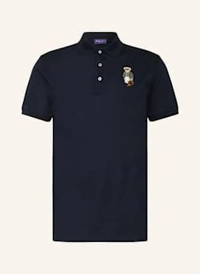 Ralph Lauren Purple Label Koszulka Polo Z Piki blau