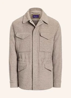 Ralph Lauren Purple Label Kurtka Polowa Z Dodatkiem Kaszmiru beige