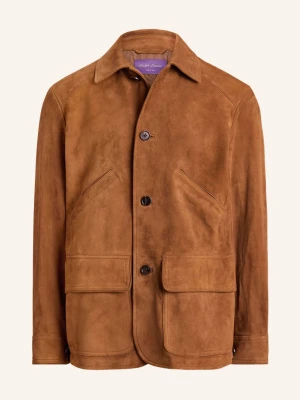 Ralph Lauren Purple Label Kurtka Skórzana braun BRĄZOWY