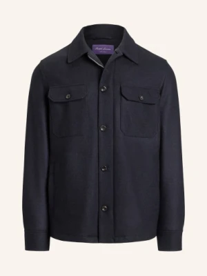 Ralph Lauren Purple Label Kurtka Z Kaszmiru blau
