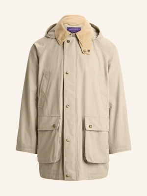 Ralph Lauren Purple Label Parka Z Odpinanym Kapturem beige