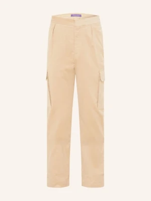 Ralph Lauren Purple Label Spodnie Cargo O Kroju Slim Fit Z Sztruksu beige