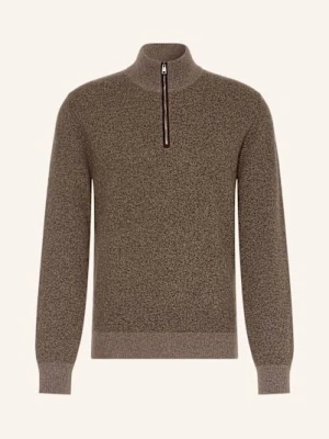 Ralph Lauren Purple Label Sweter Typu Troyer Z Kaszmiru braun