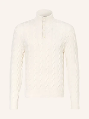 Ralph Lauren Purple Label Sweter Typu Troyer Z Kaszmiru weiss