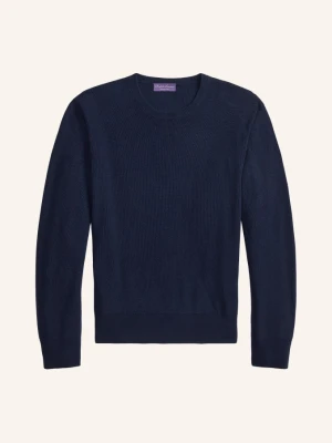 Ralph Lauren Purple Label Sweter Z Kaszmiru blau GRANATOWY