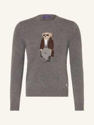 Ralph Lauren Purple Label Sweter Z Kaszmiru grau