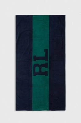 Ralph Lauren ręcznik bawełniany kolor granatowy