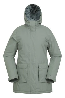 Ranger — kurtka damska wodoodporna z ociepleniem typu parka - Dark Green Mountain Warehouse