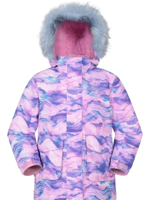 Ranger przeciwdeszczowa dziecięca kurtka z nadrukiem - Pink Mountain Warehouse