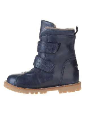 Rap Skórzane kozaki zimowe "Micah" w kolorze granatowym rozmiar: 32