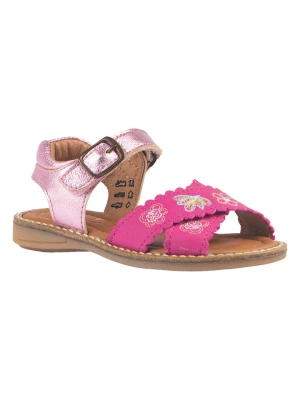 Rap Skórzane sandały w kolorze różowym rozmiar: 29