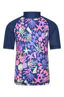 Rash Vest koszulka do pływania i na plażę UV dla dzieci krótki rękaw - Blue Mountain Warehouse