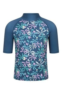 Rash Vest – dziecięca koszulka z krótkim rękawem i nadrukiem  - Teal Mountain Warehouse