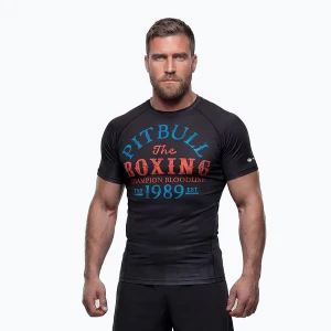 Rashguard longsleeve męski Pitbull Champion Bloodline Rashguard black