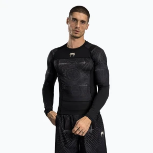 Rashguard longsleeve męski Venum G-Fit Air Men'S Long Sleeve Rashguard deep black/desert sand