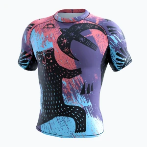 Rashguard męski MANTO Livings multicolor