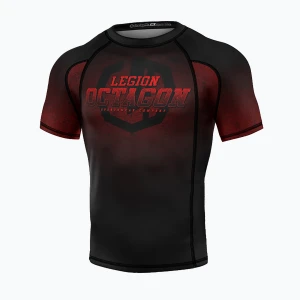 Rashguard męski Octagon Legion Premium Conquest black/red
